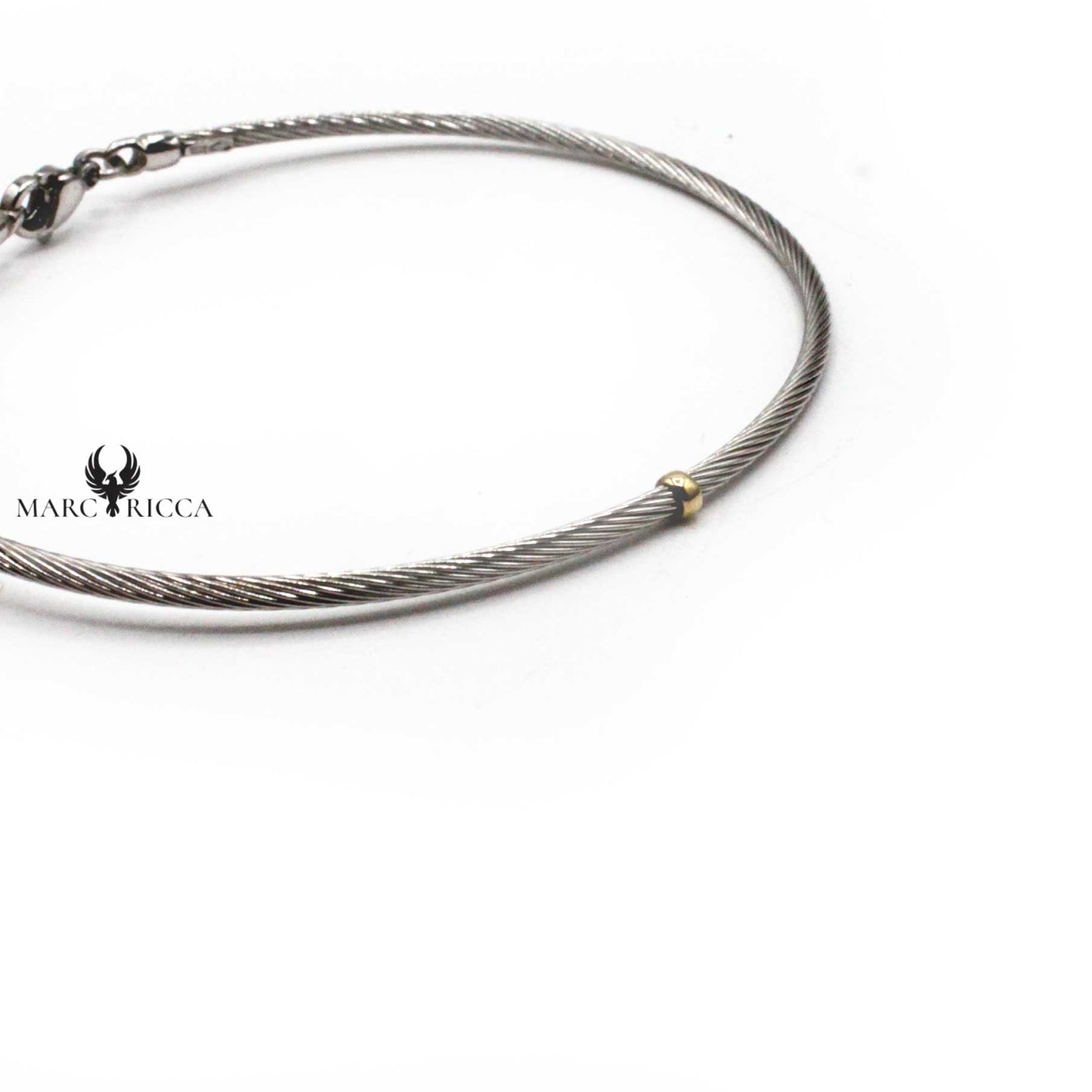 Bracelet Or boules 9 Carats & Acier