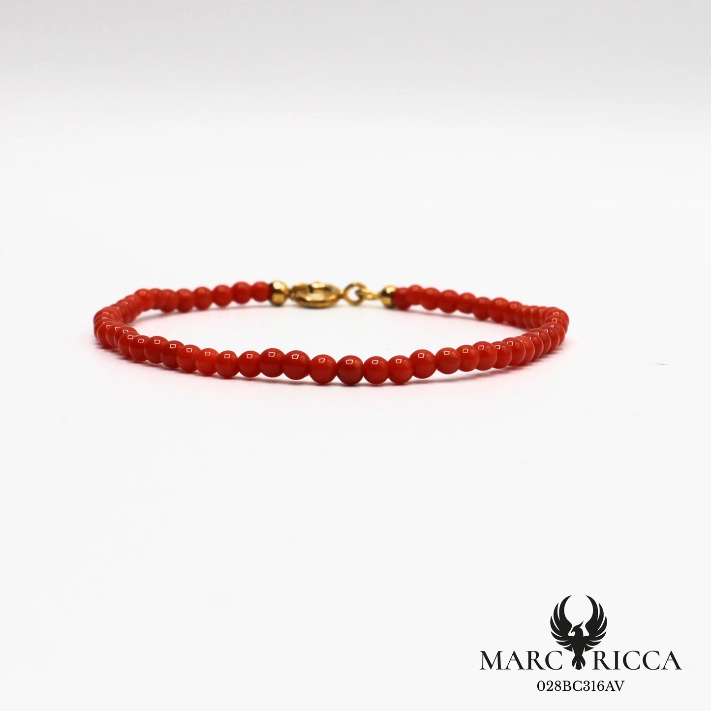 Bracelet perles corail 3mm