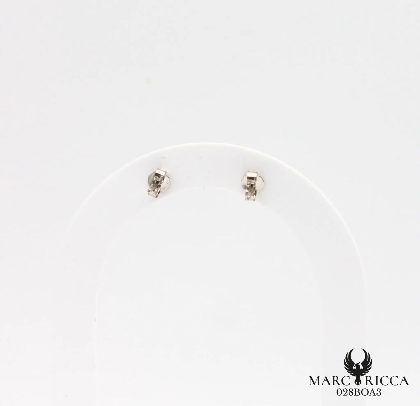 Boucles d'oreilles clous perles corail