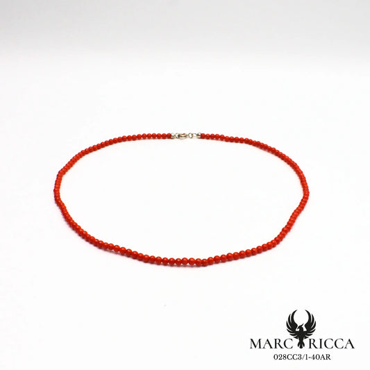 Collier perles de corail