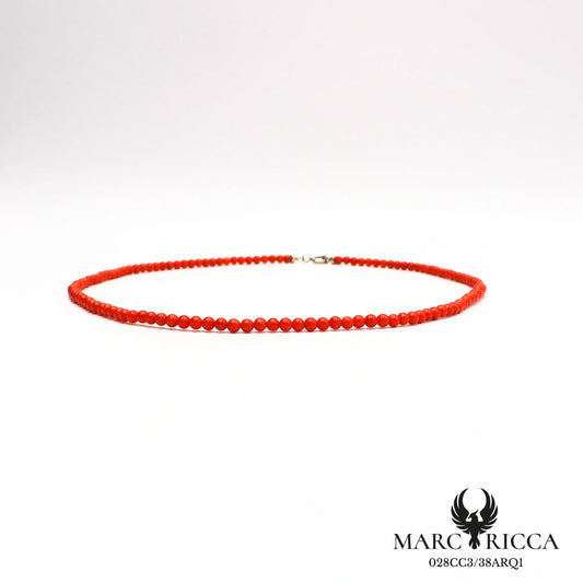 Collier perles de corail