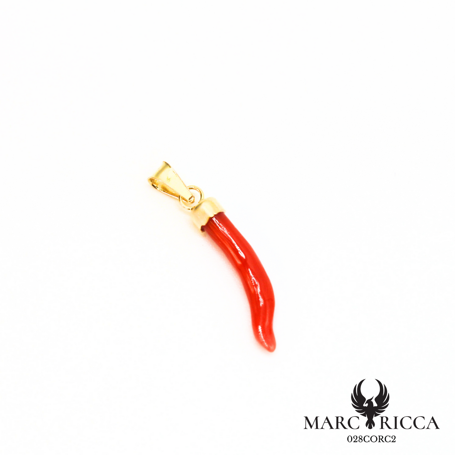 Pendentif corne en OR 750/1000