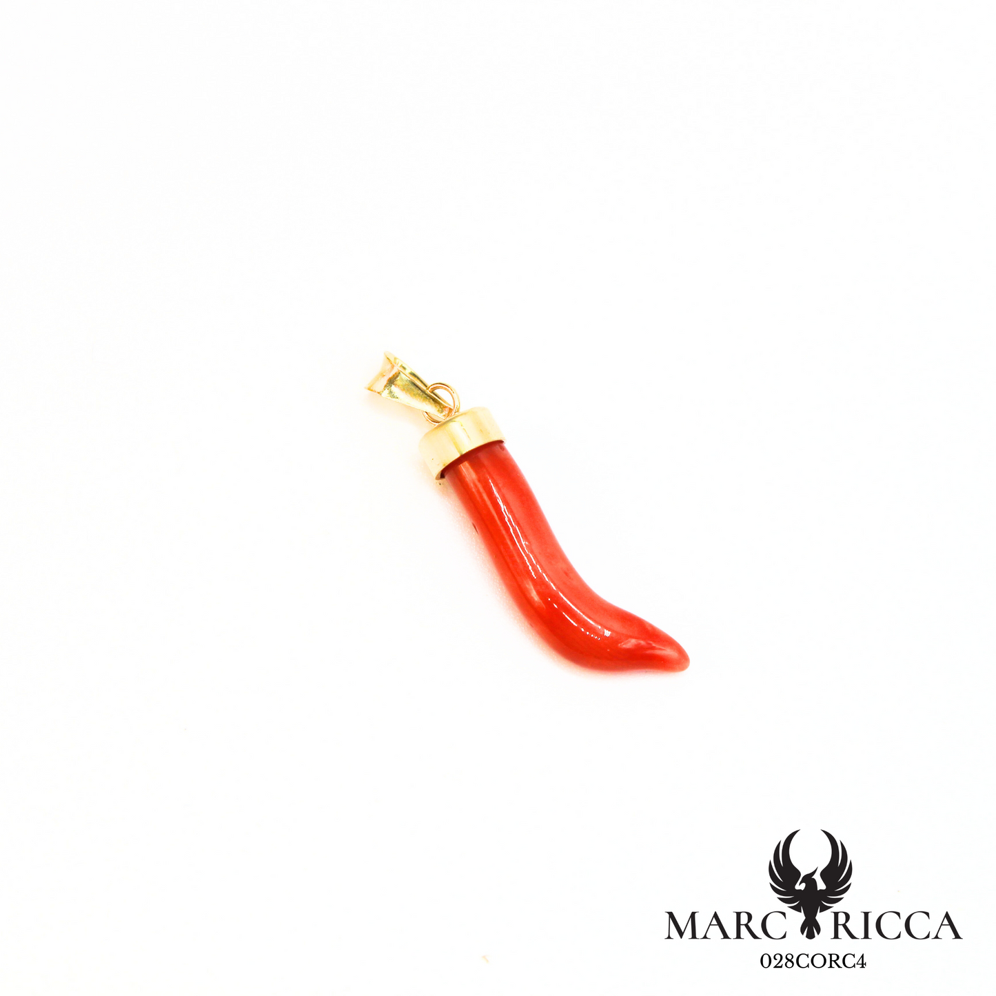 Pendentif corne en OR 750/1000