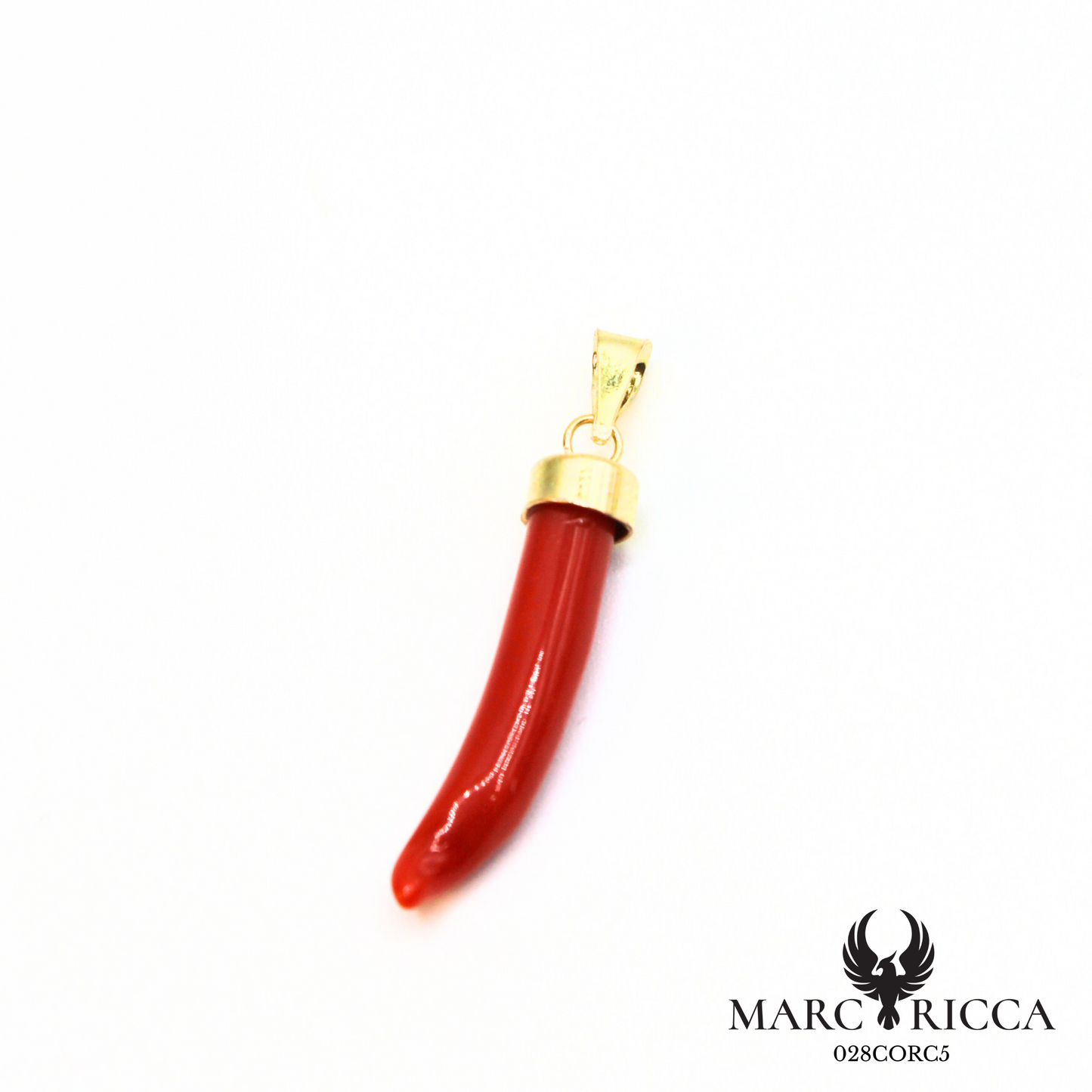 Pendentif corne en OR 750/1000