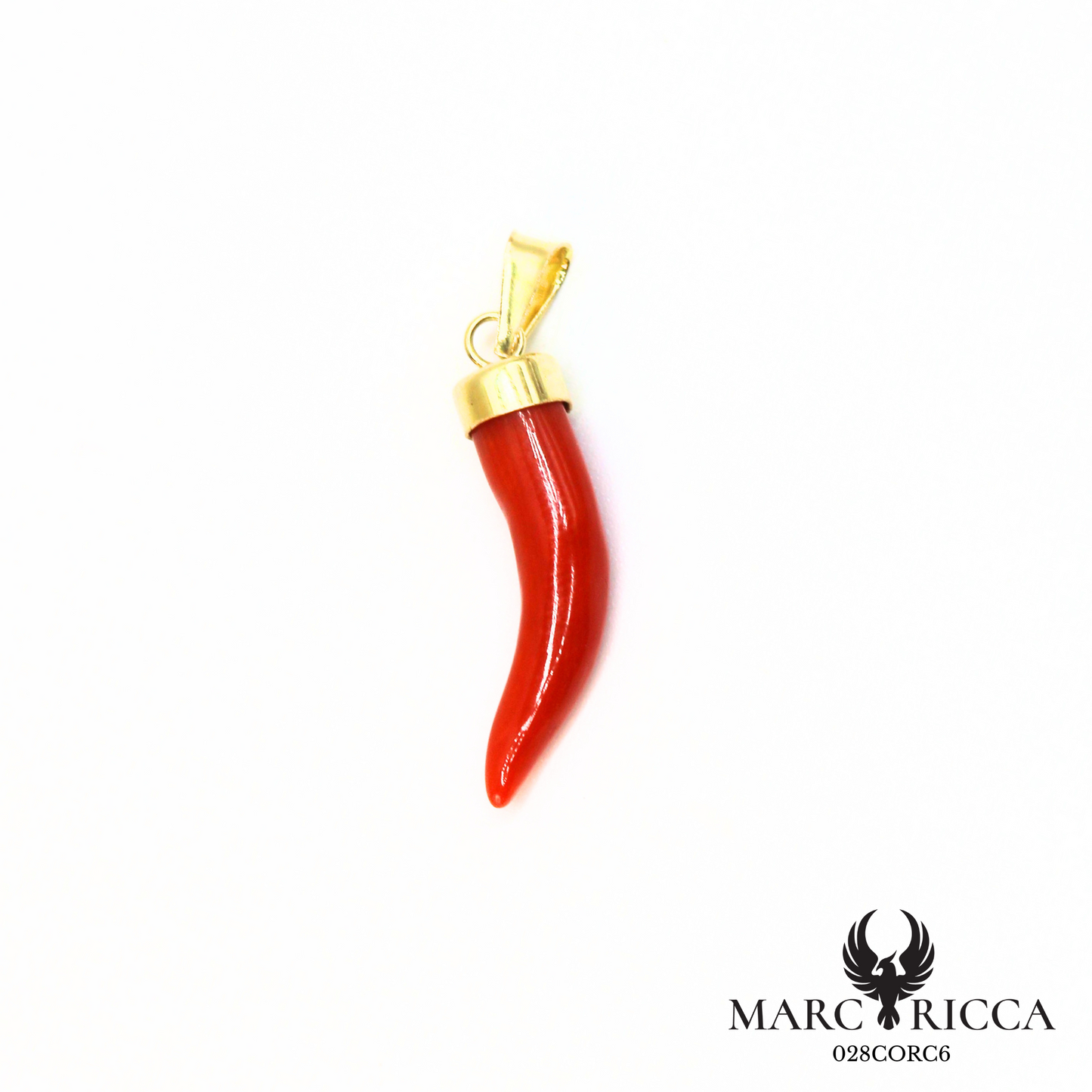 Pendentif corne en OR 750/1000
