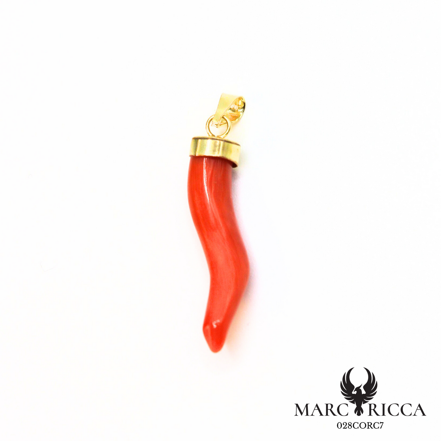 Pendentif corne en OR 750/1000