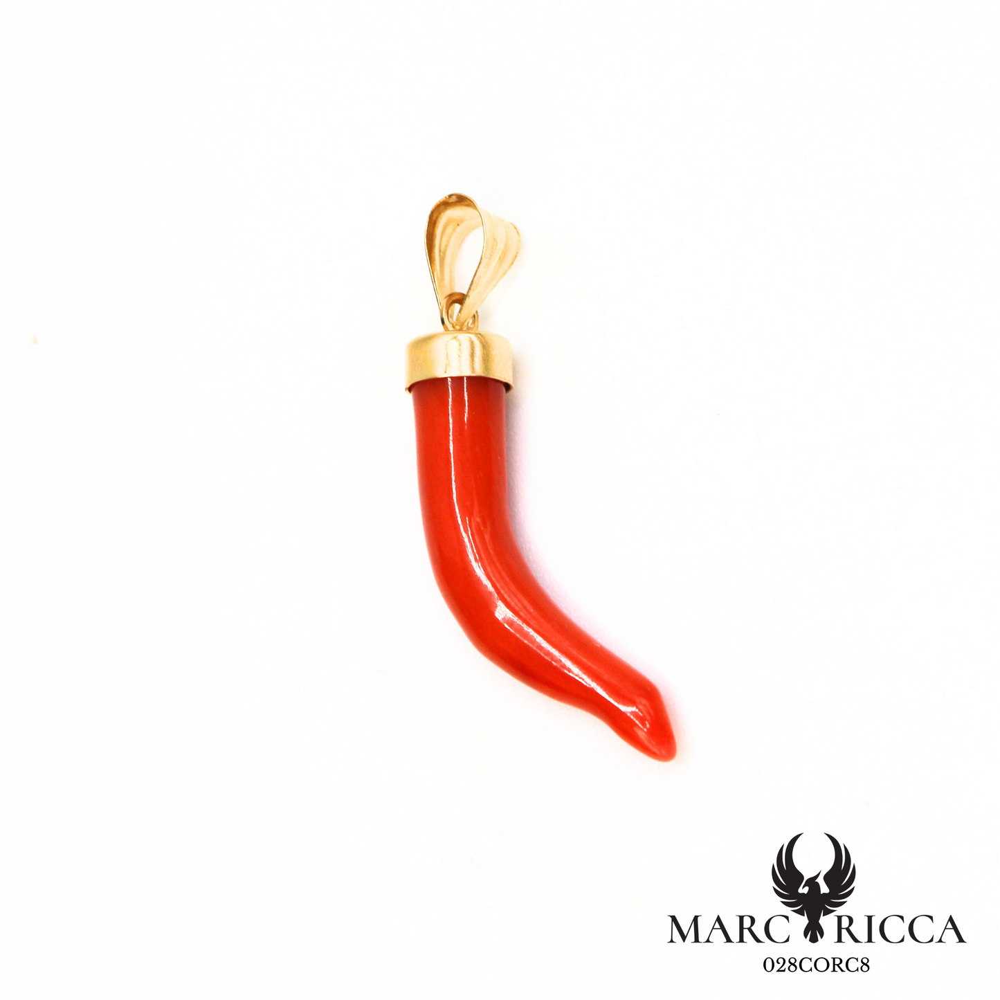 Pendentif corne en OR 750/1000