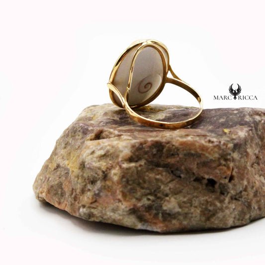 Bague Or Œil Sainte Lucie