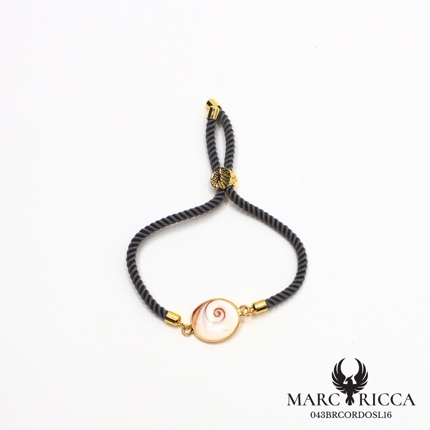Bracelet Argent œil de Sainte-Lucie Rouge Vermeil