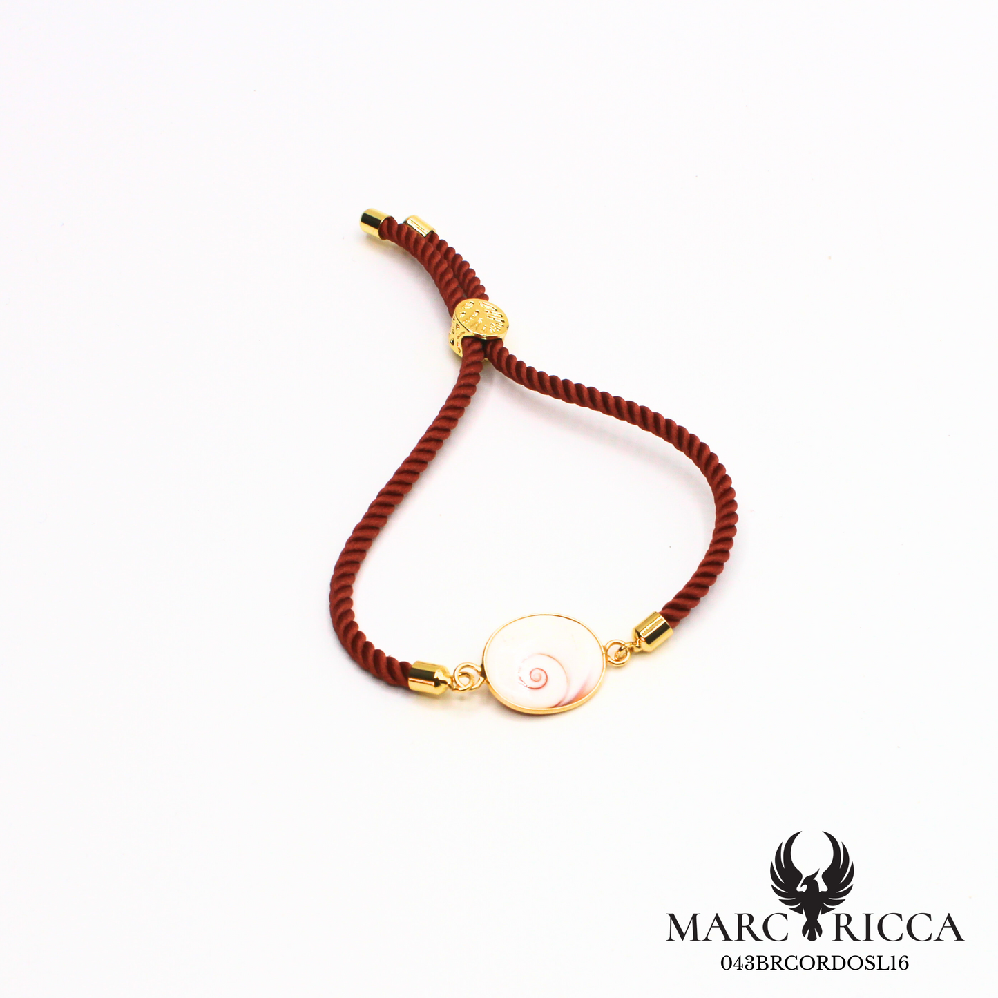 Bracelet Argent œil de Sainte-Lucie Rouge Vermeil
