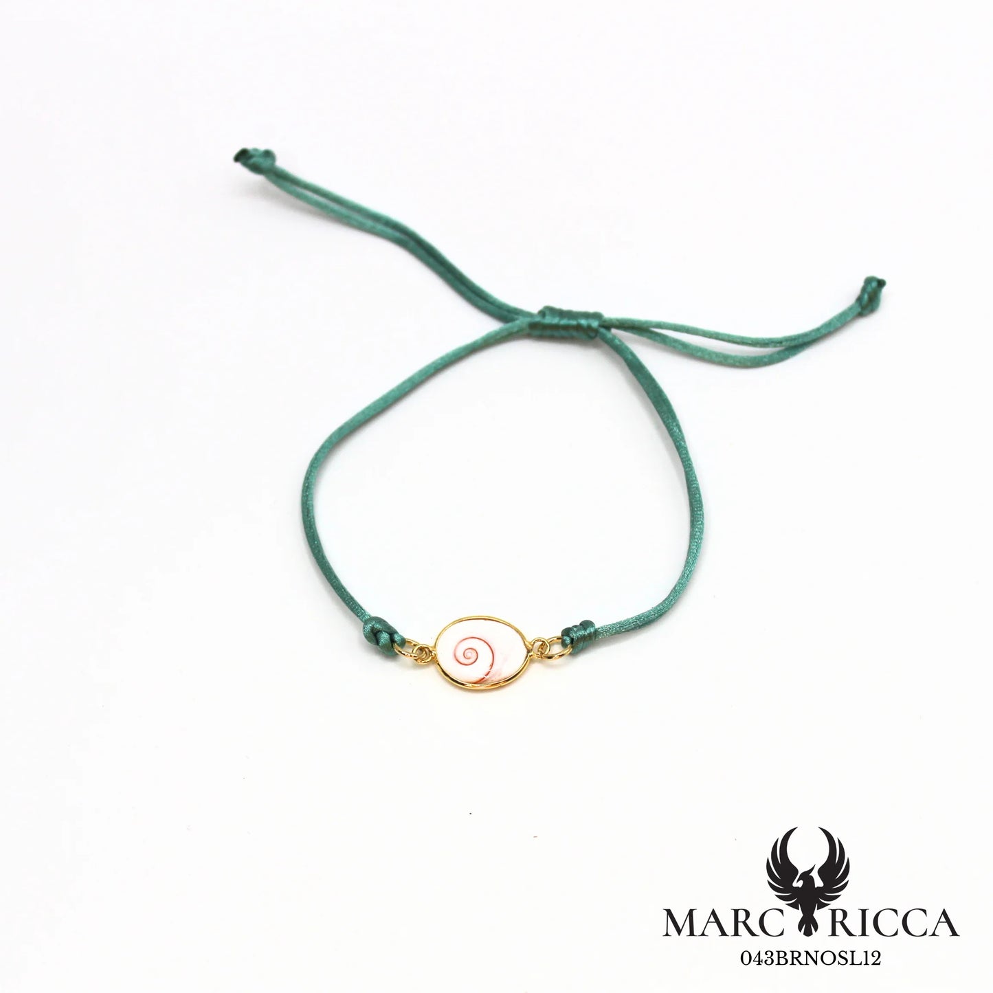 Bracelet cordon satin et œil de Sainte Lucie