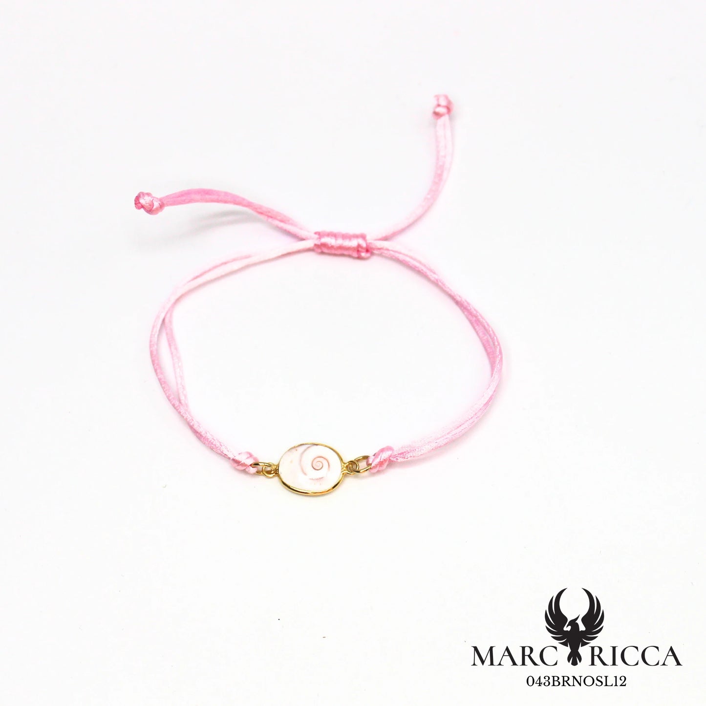 Bracelet cordon satin et œil de Sainte Lucie