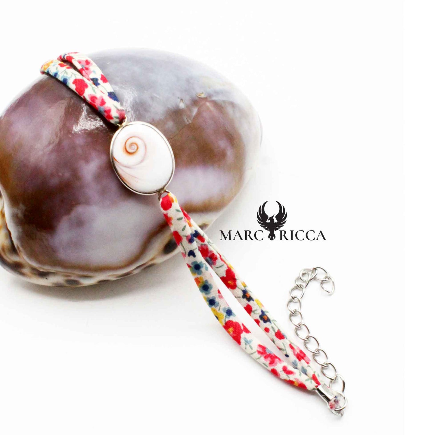 Bracelet Argent Liberty 2 Rangs Œil de St-Lucie Ovale
