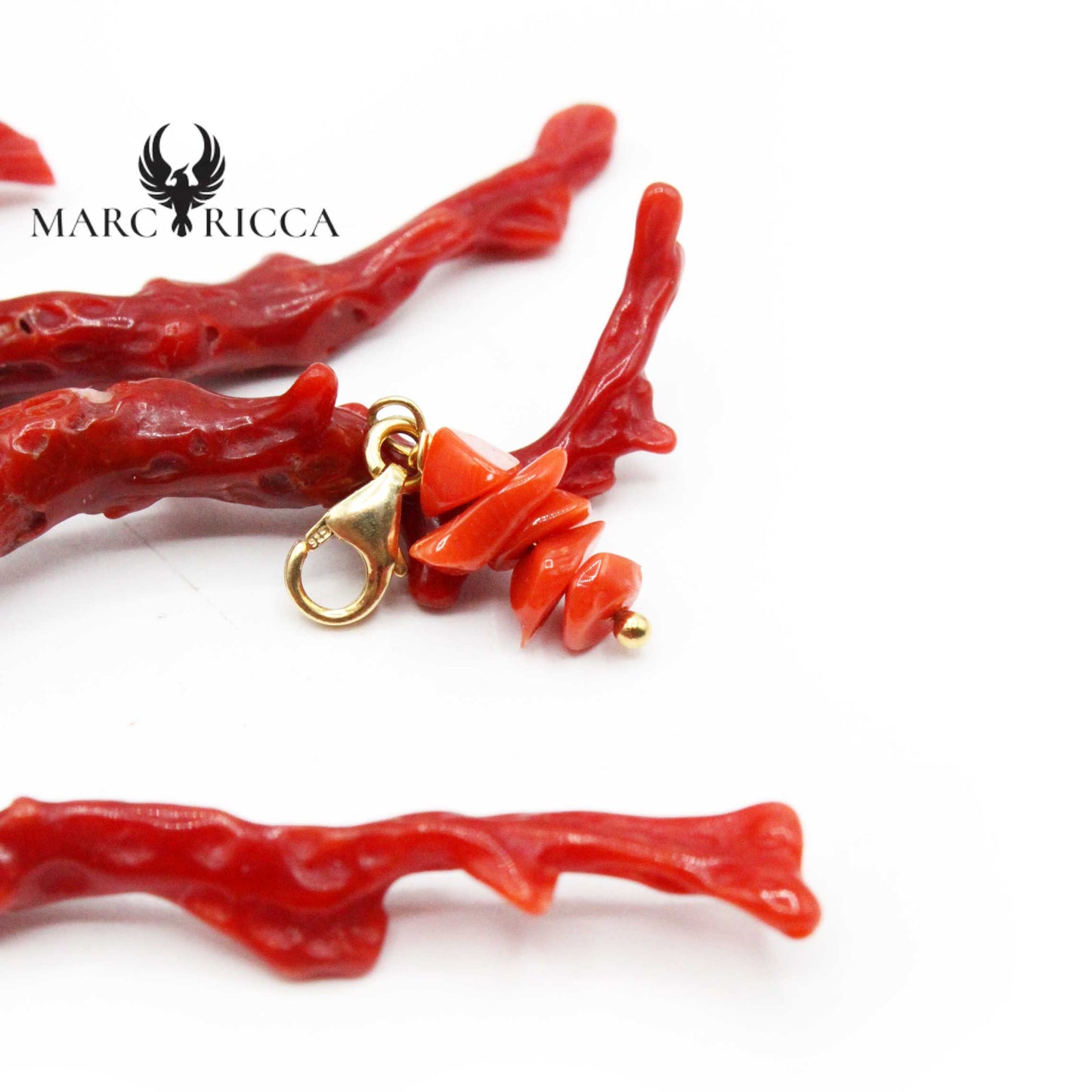 Charms Argent Morceaux Corail
