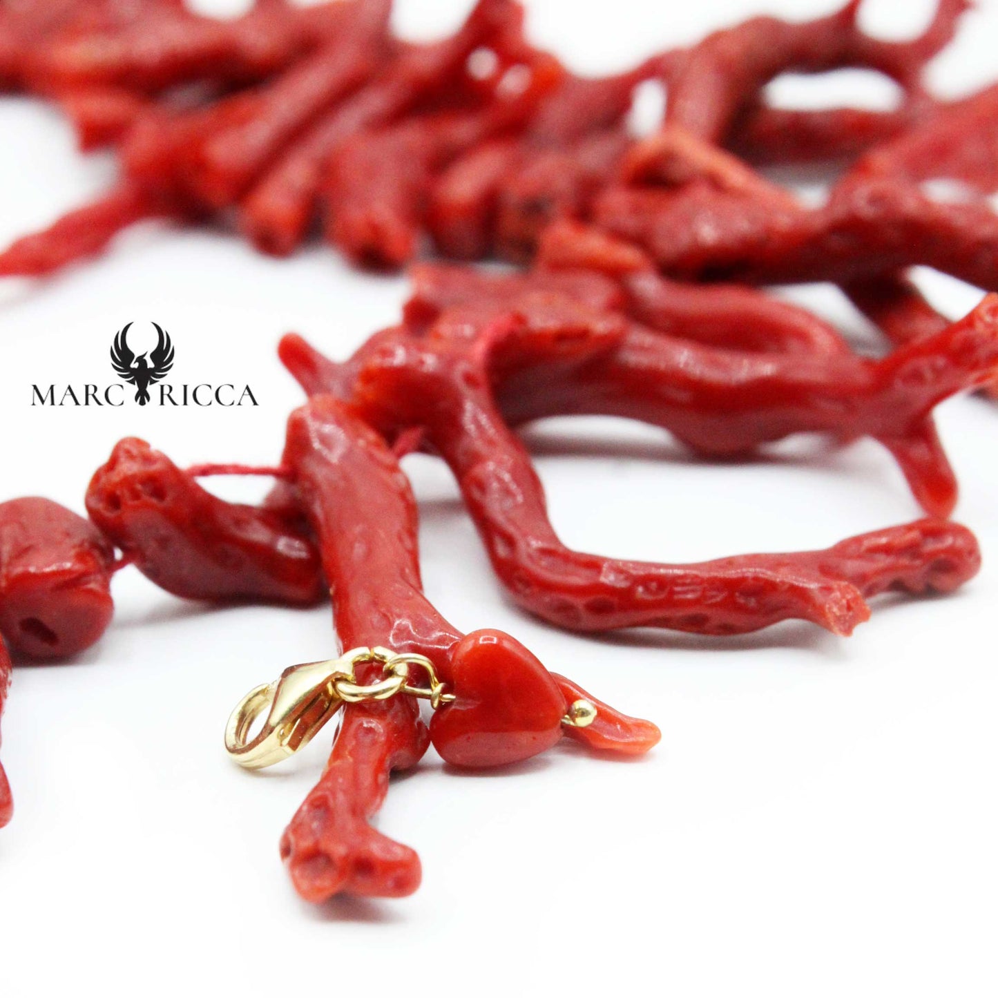 Charms Argent Cœur Corail