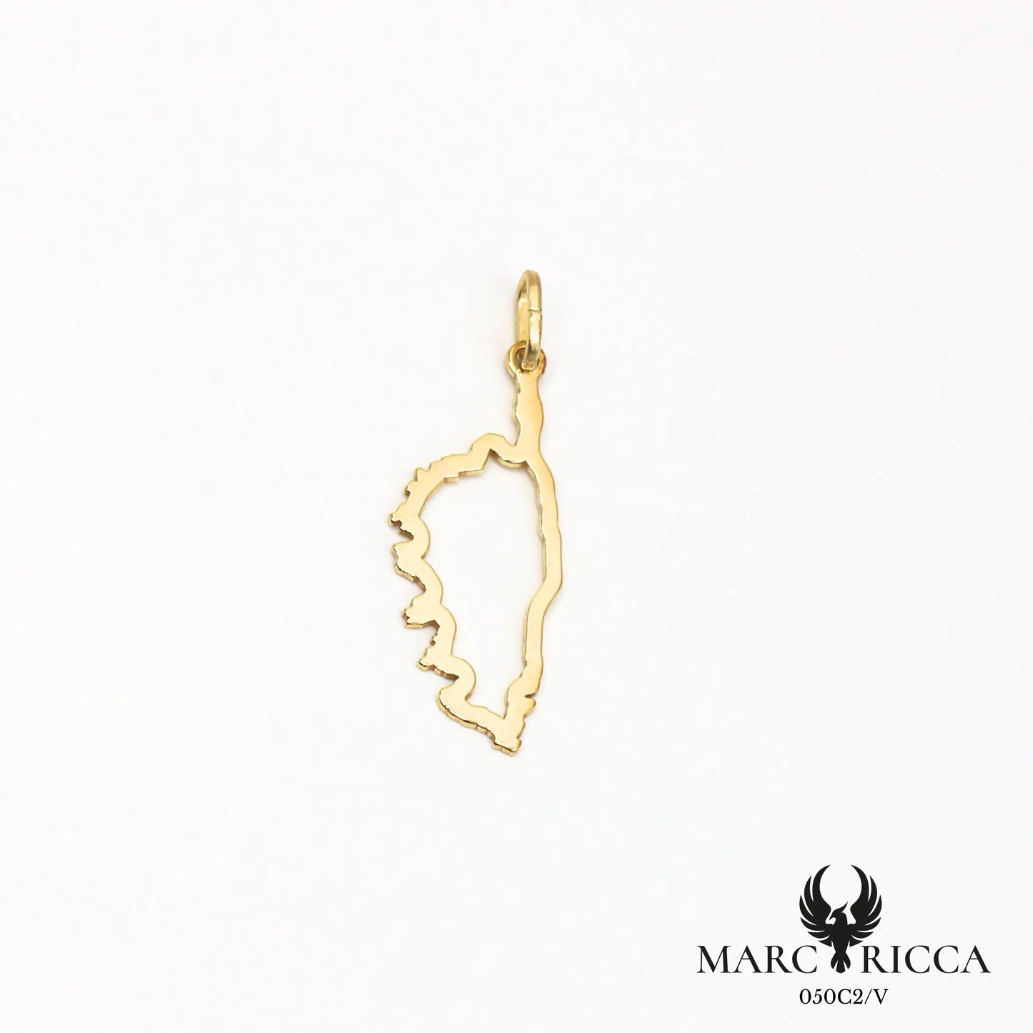 Pendentif corse creuse en vermeil ou argent