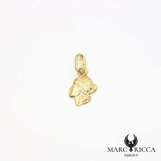 Pendentif Tête de Maure en argent ou vermeil