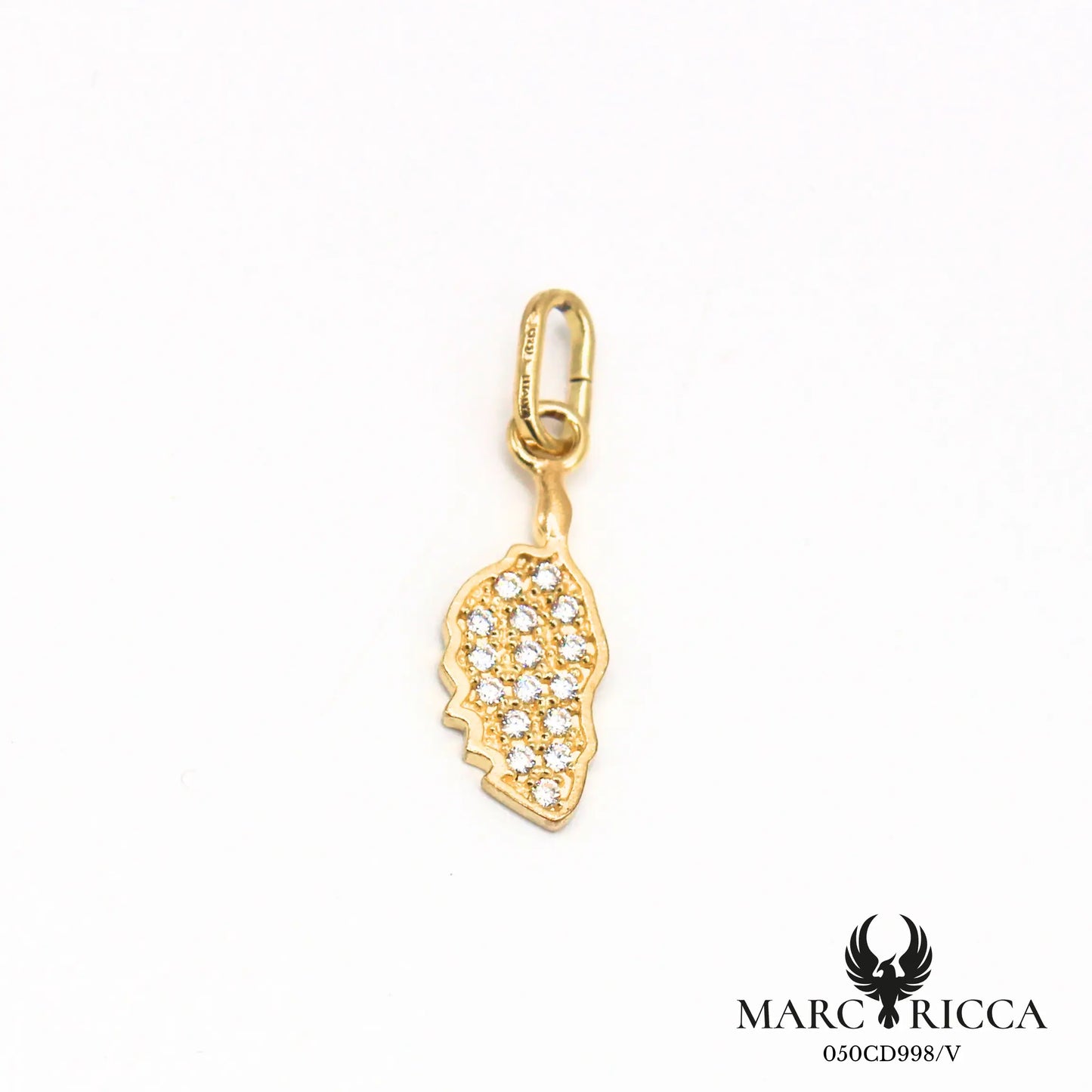 Pendentif Argent Corse & Strass