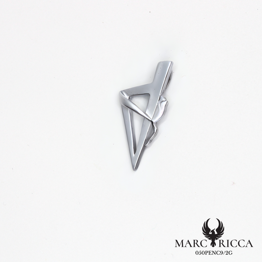 Pendentif corse Stylisé avec bandeau en argent ou vermeil