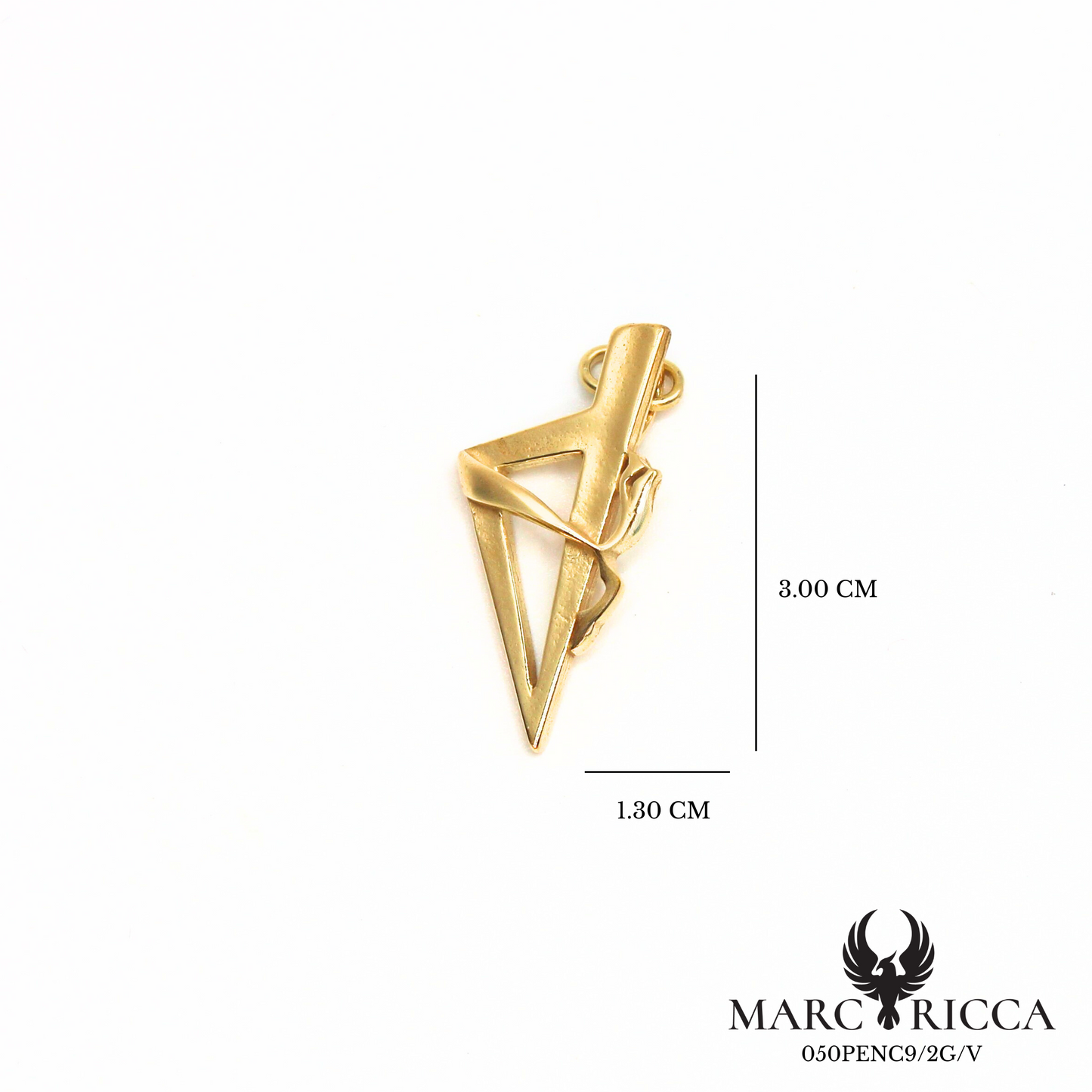 Pendentif corse Stylisé avec bandeau en argent ou vermeil