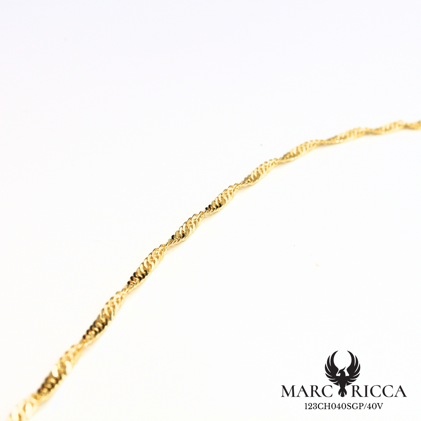 Chaine en argent 925 ou vermeil maille Singapour