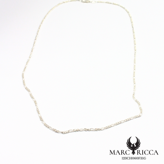 Chaine en argent 925 maille Figaro