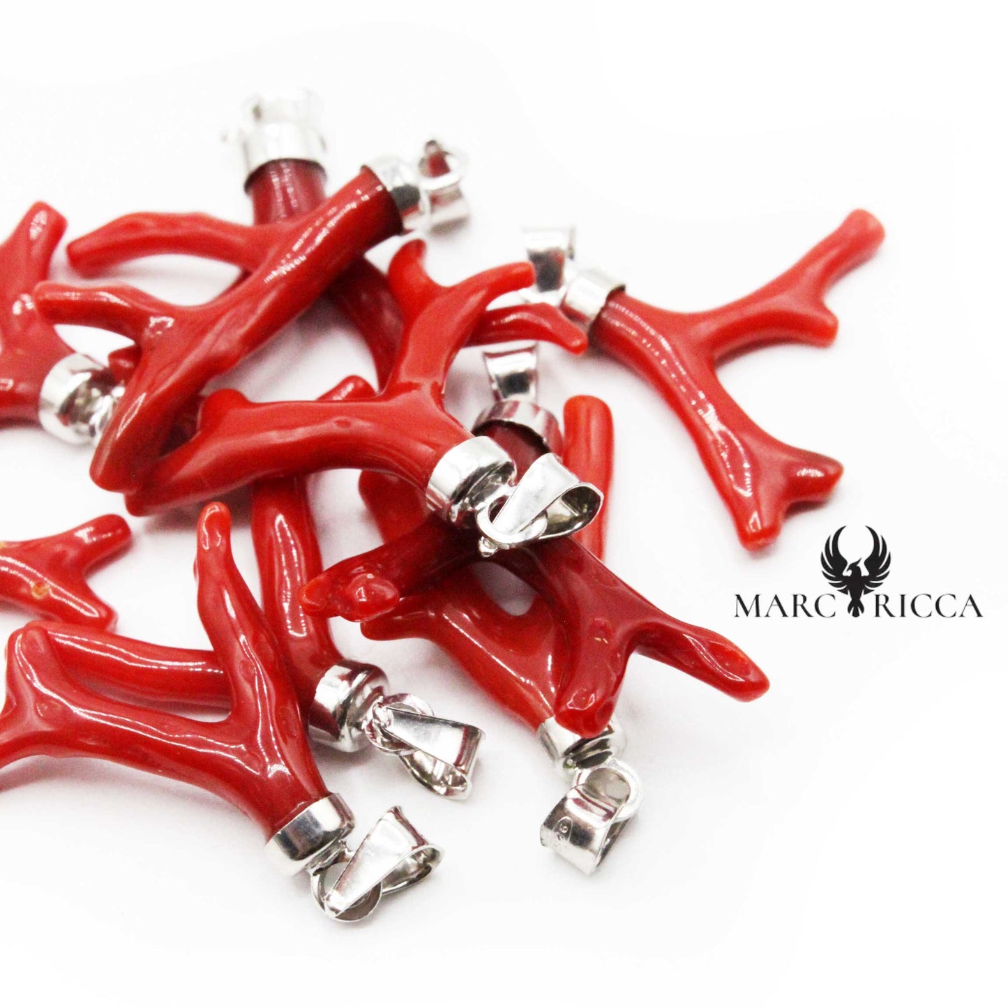 Pendentif Argent Branche de corail