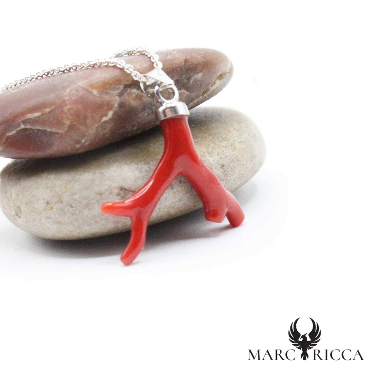 Pendentif Argent Branche de corail