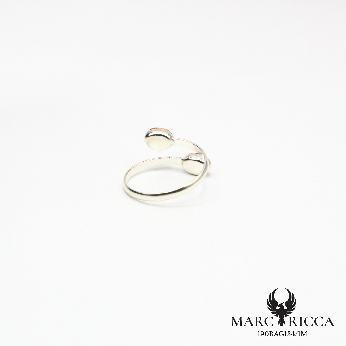 Bague réglable avec yeux de Sainte Lucie en vermeil ou argent