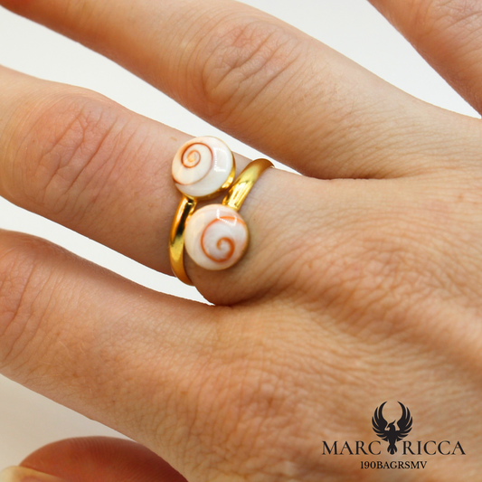 Bague Œil de Sainte Lucie en vermeil