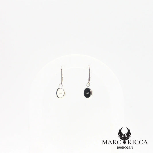 Boucles d'oreilles œil de Sainte Lucie ovales