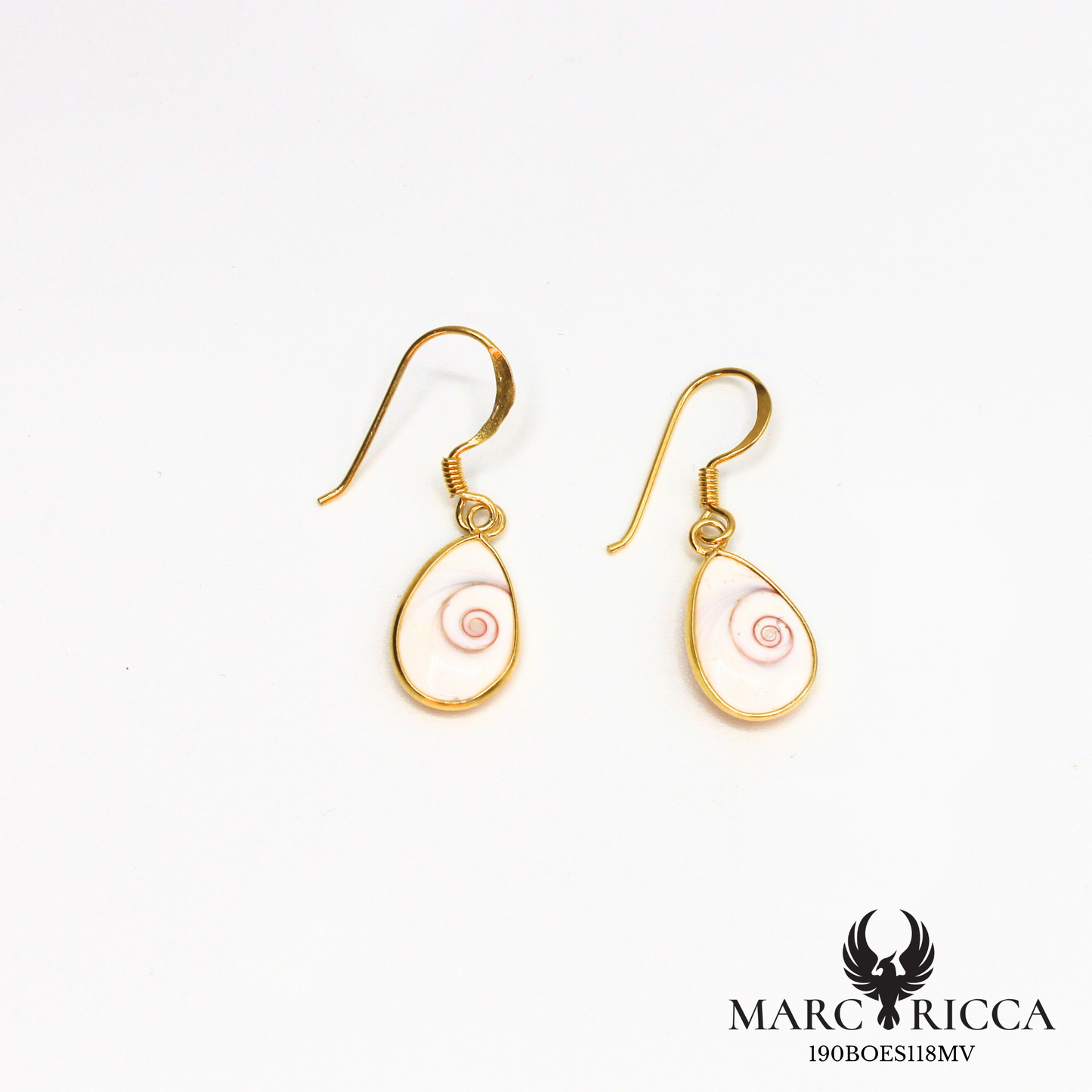 Boucles d'oreilles pendantes gouttes œil de Sainte Lucie