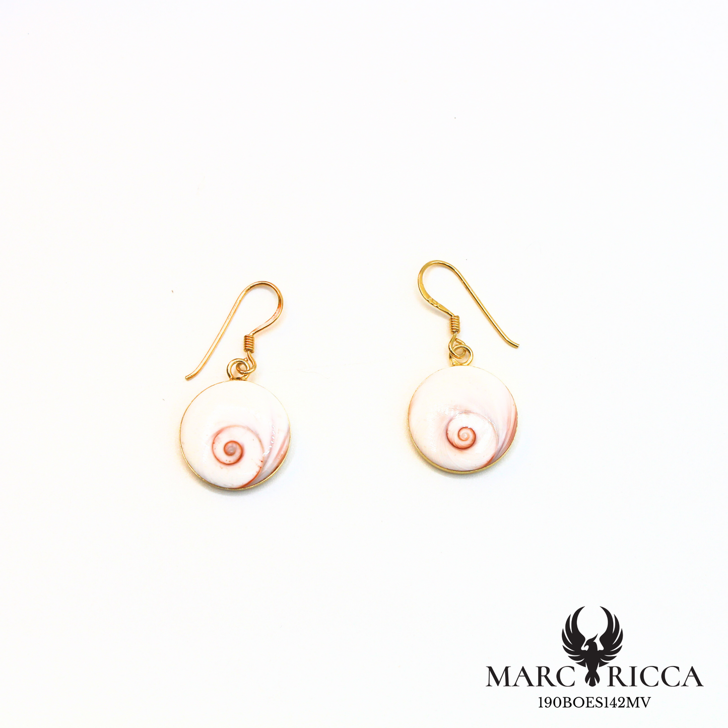 Boucles d'oreilles pendantes œil de Sainte Lucie