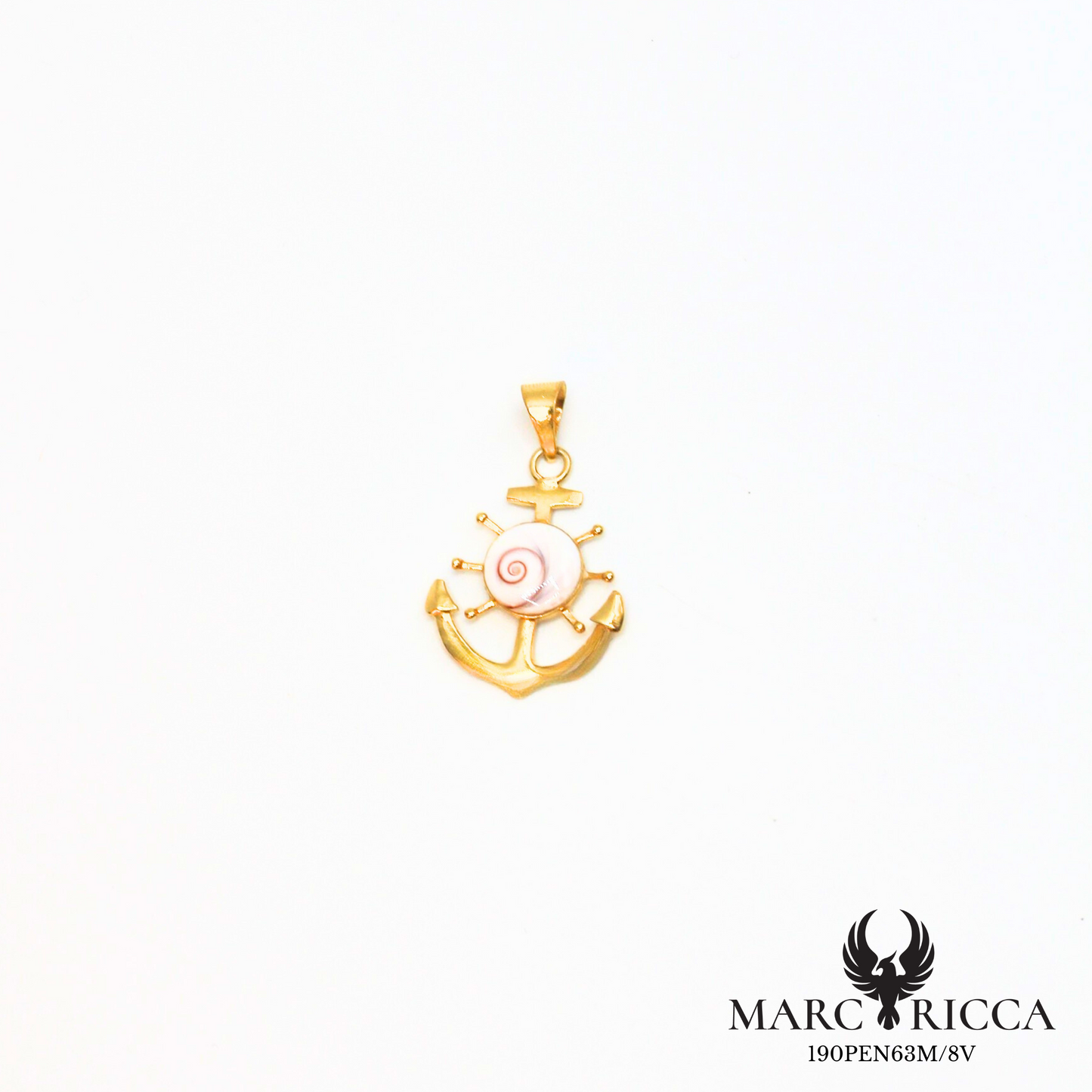 Pendentif Argent Œil de Sainte - Lucie Ancre