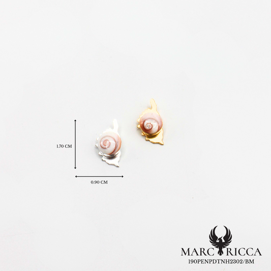 Pendentif corse avec œil de Sainte Lucie en argent ou vermeil