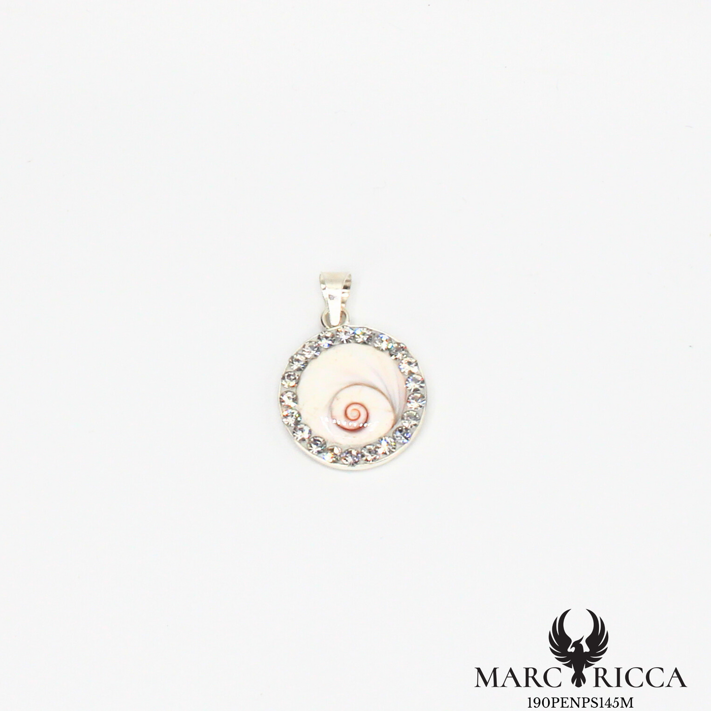 Pendentif oeil de Sainte Lucie et zirconium en argent ou vermeil