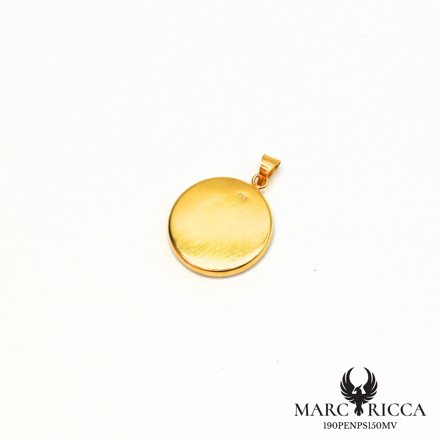 Pendentif Œil de Sainte Lucie en argent ou vermeil avec strass