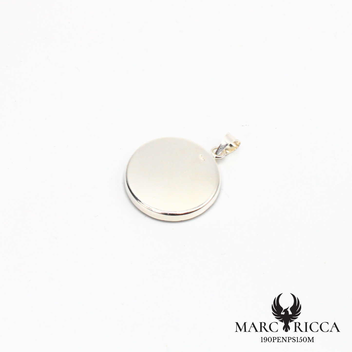 Pendentif Œil de Sainte Lucie en argent ou vermeil avec strass
