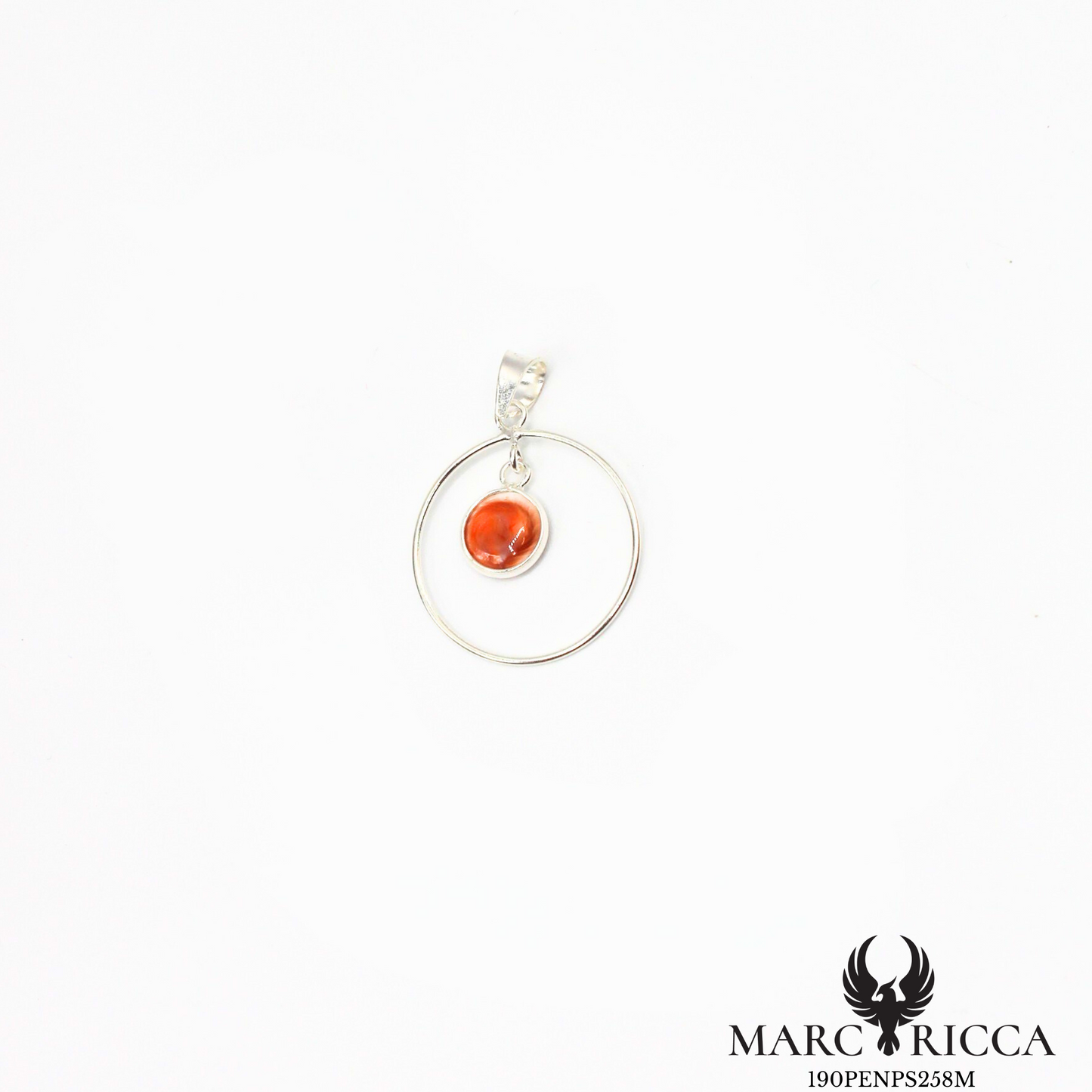 Pendentif cercle avec œil de Sainte Lucie