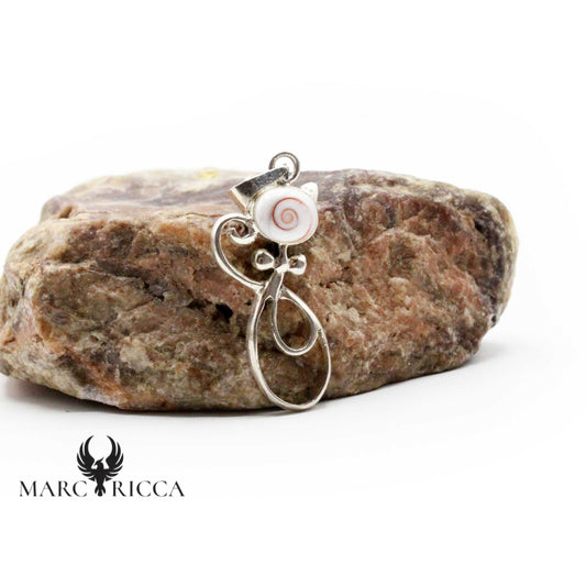 Pendentif Argent Œil de St-Lucie Chat