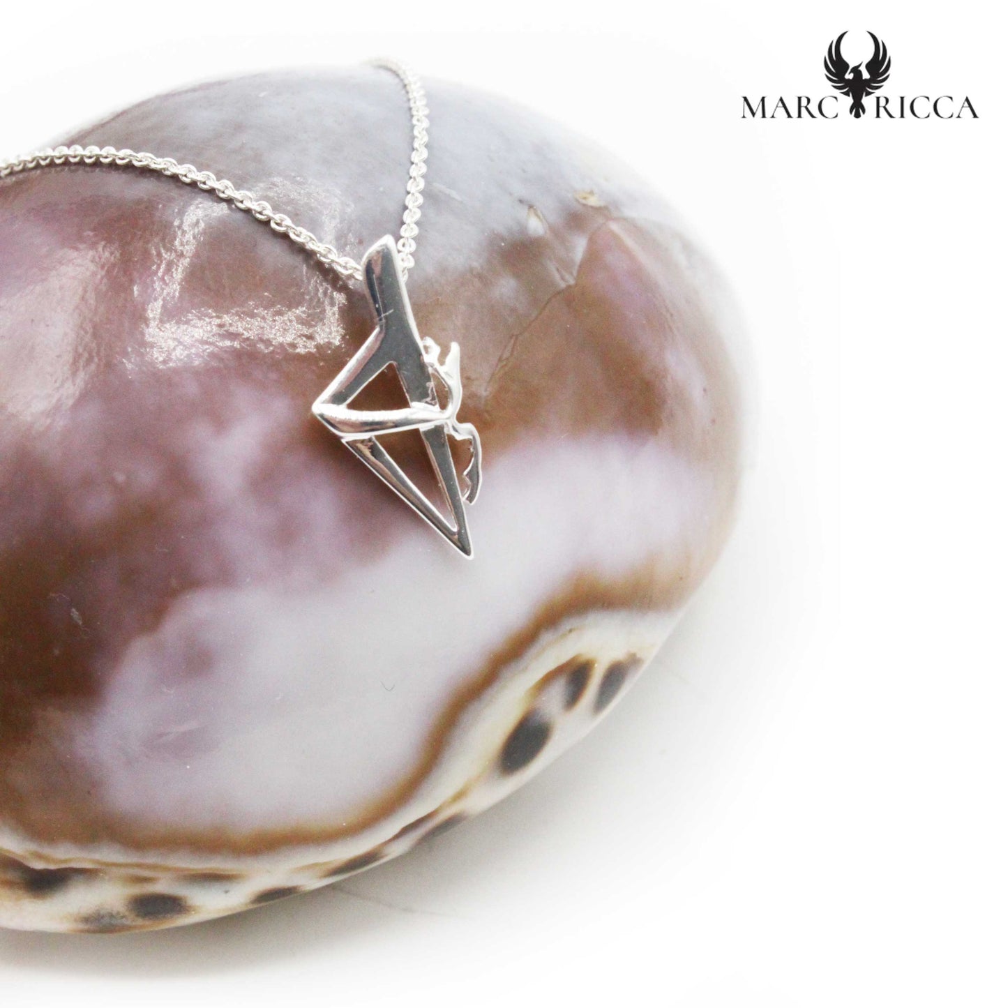 Pendentif Argent Corse Stylisée & Bandeau