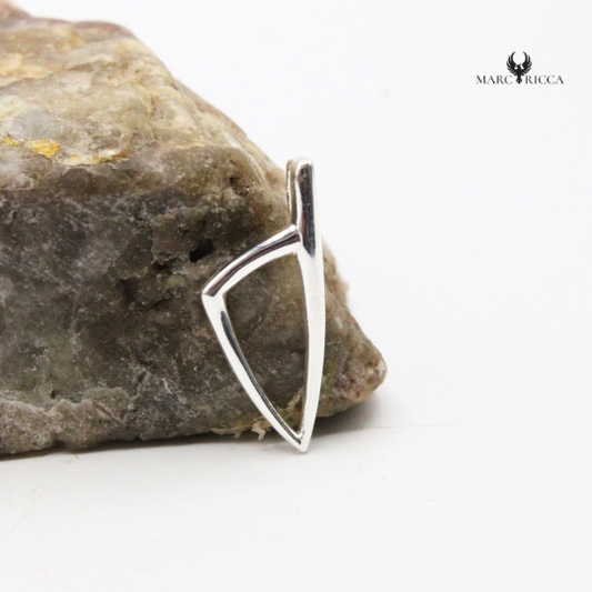 Pendentif Argent Corse Ronde