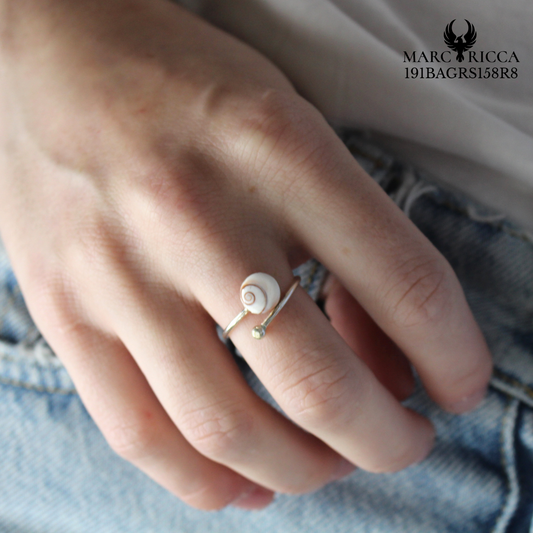 Bague Argent ou vermeil avec Œil Sainte Lucie