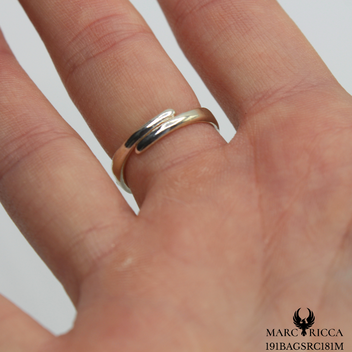 Bague Argent Œil Sainte Lucie Tresse