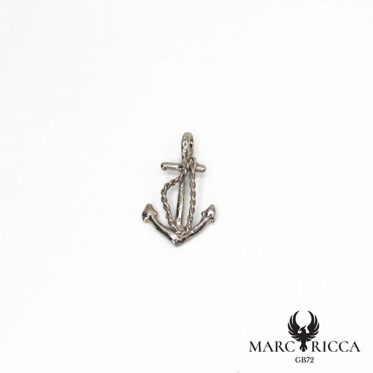 Pendentif Argent Ancre Marine