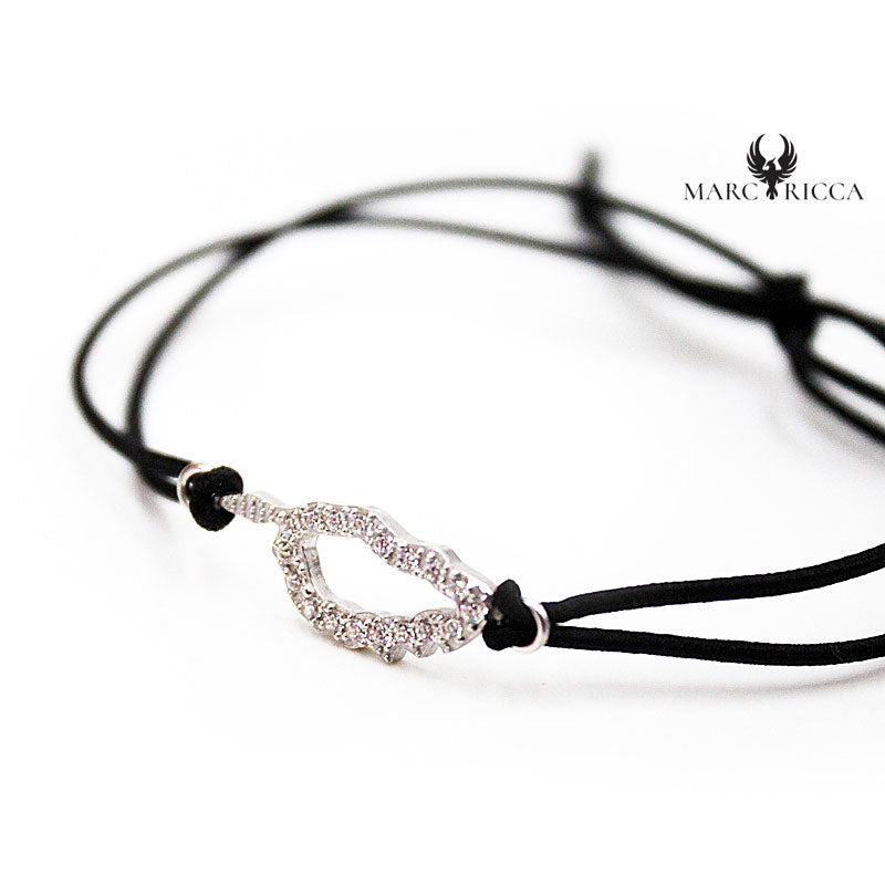 Bracelet Argent Corse & Strass