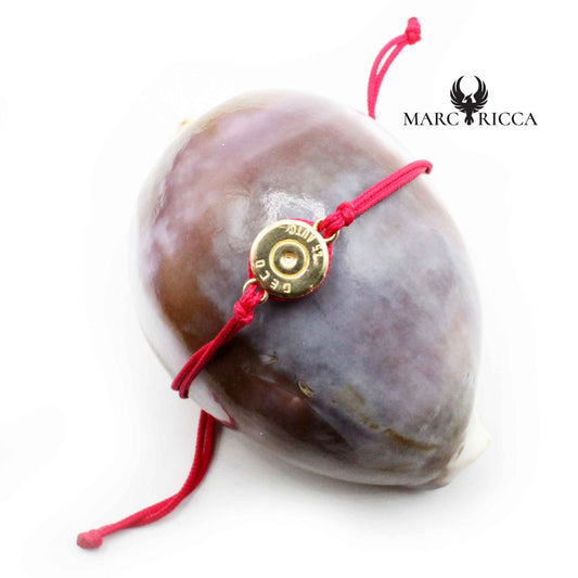 Bracelet Argent Cordon Réglable Douille