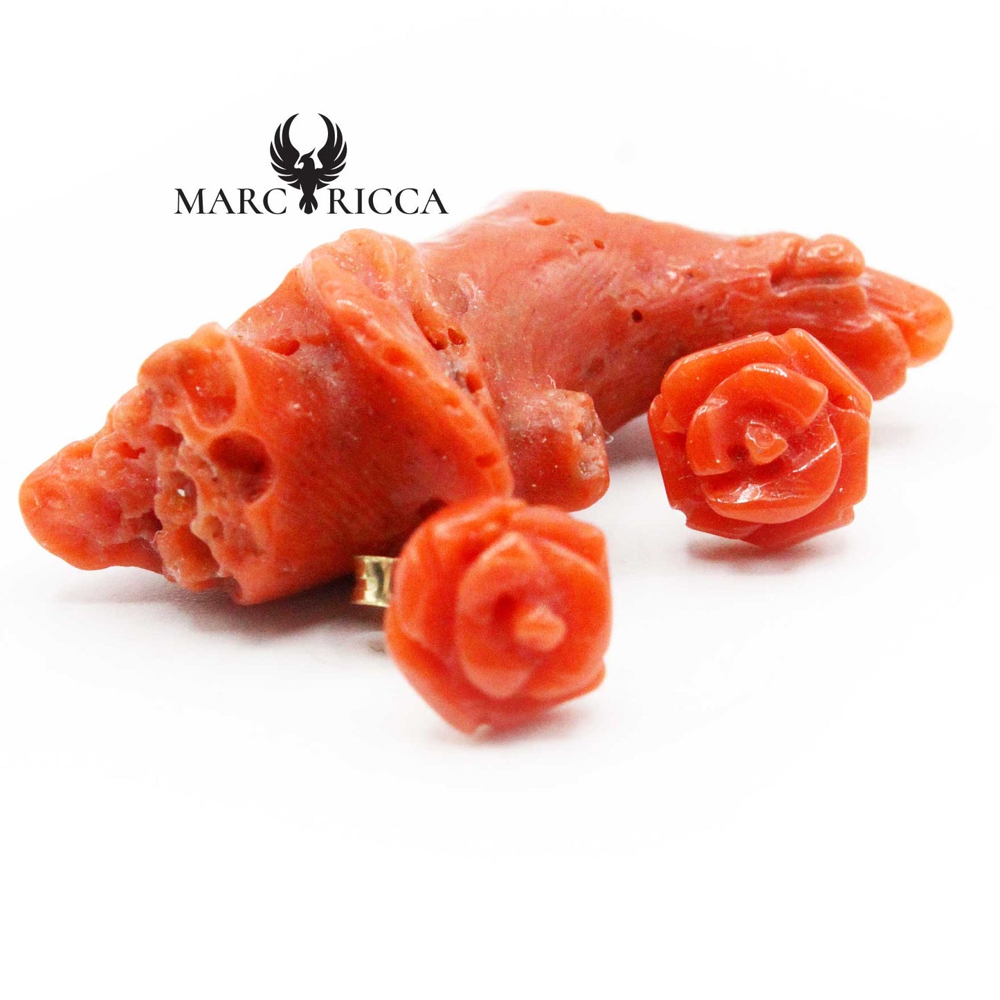 Boucles Or Roses en Corail