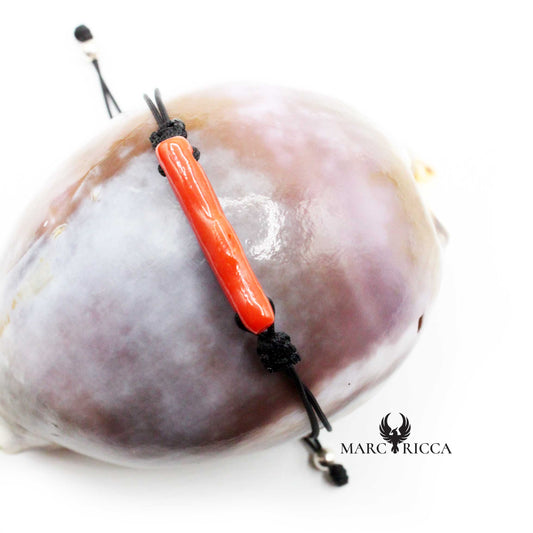 Bracelet Cordon Corail Tube