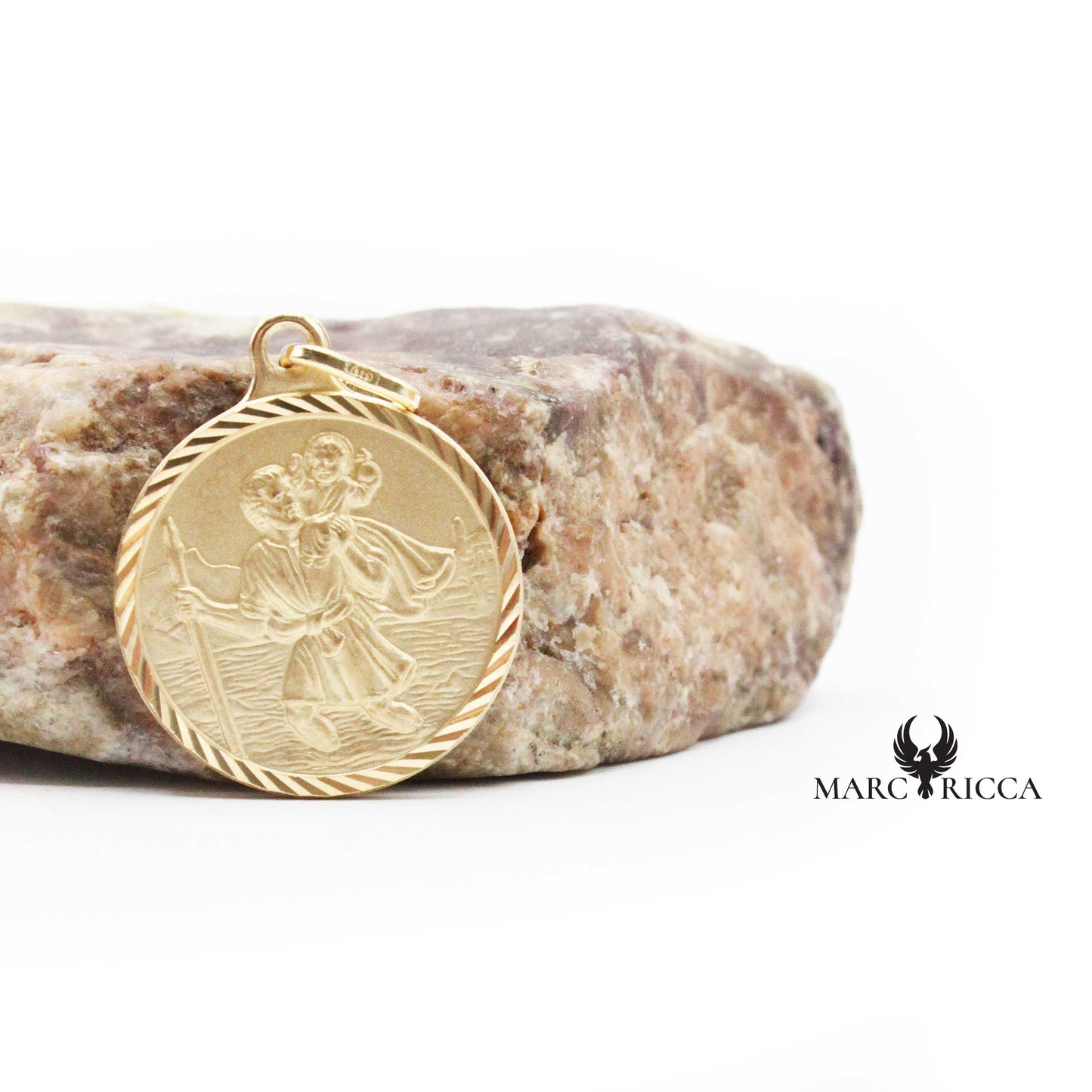 Pendentif Argent St-Christophe Vermeil